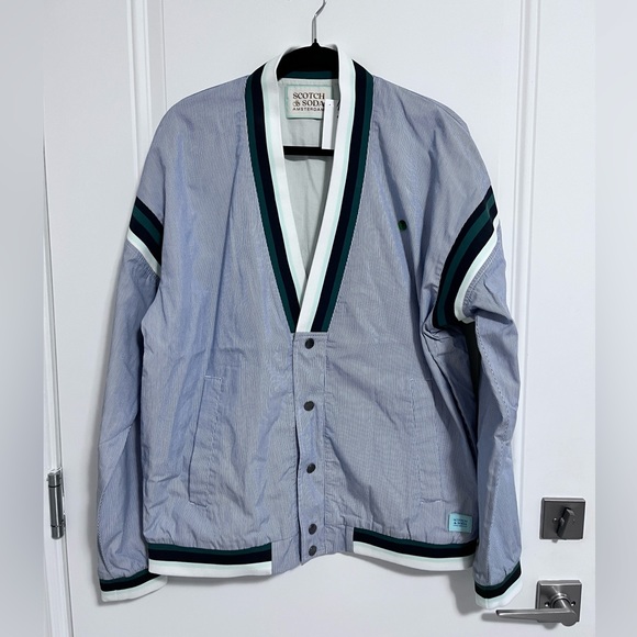 NWT - Scotch & Soda Men’s Tennis Jacket - Size L , XL - Picture 1 of 13